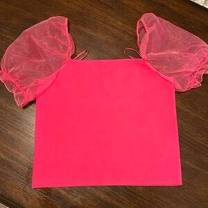 Beautiful House of Harlow 1960 Pink Top- New with Tags Sz M